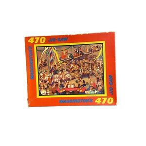 Vintage Waddington's No. 123 Lord Mayor's Show 470 Piece Jigsaw Puzzle  60's